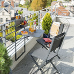 [Obrázek: Závěsný balkónový stolek Fira Graphite